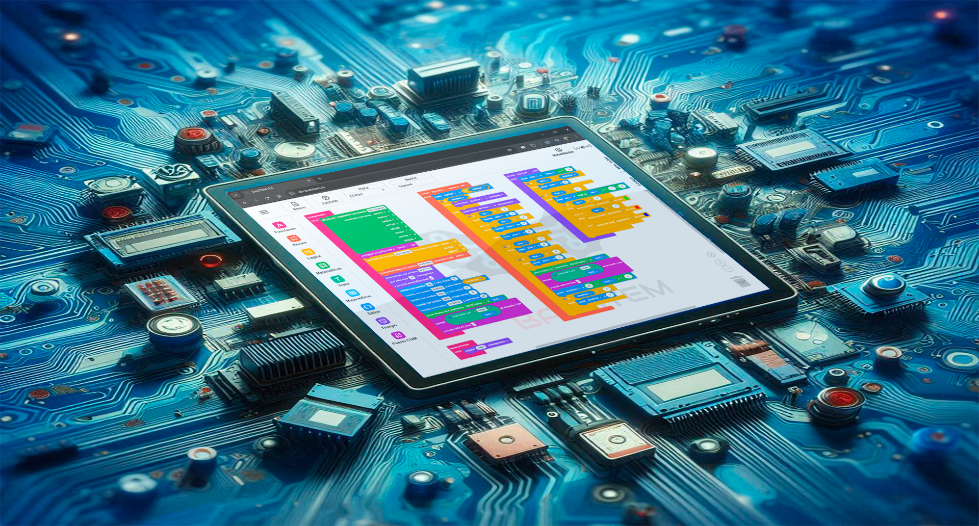 Imagen BatSTEM Hardware o IDE